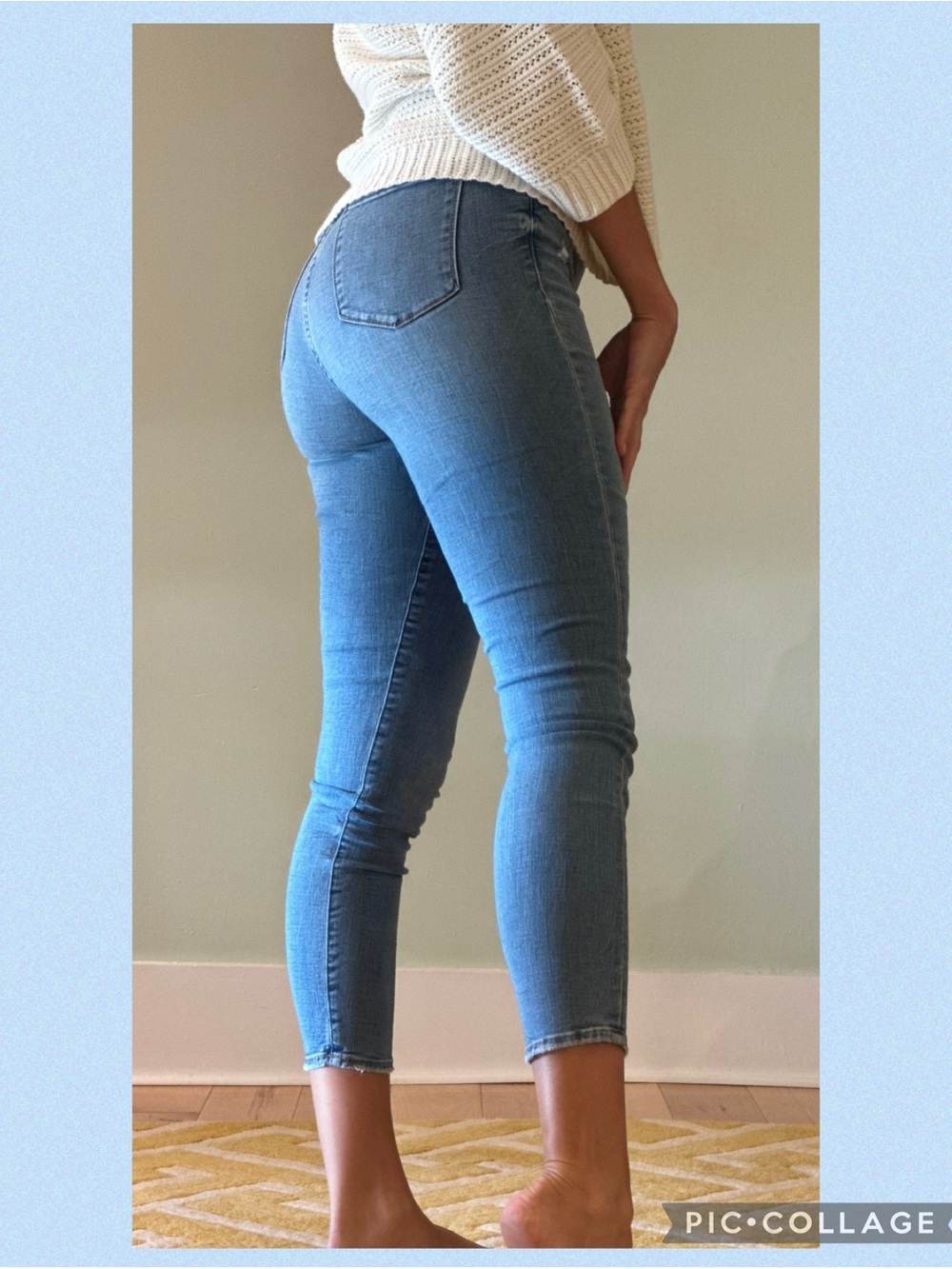 A&F Super Skinny Ankle High Rise 28/6L